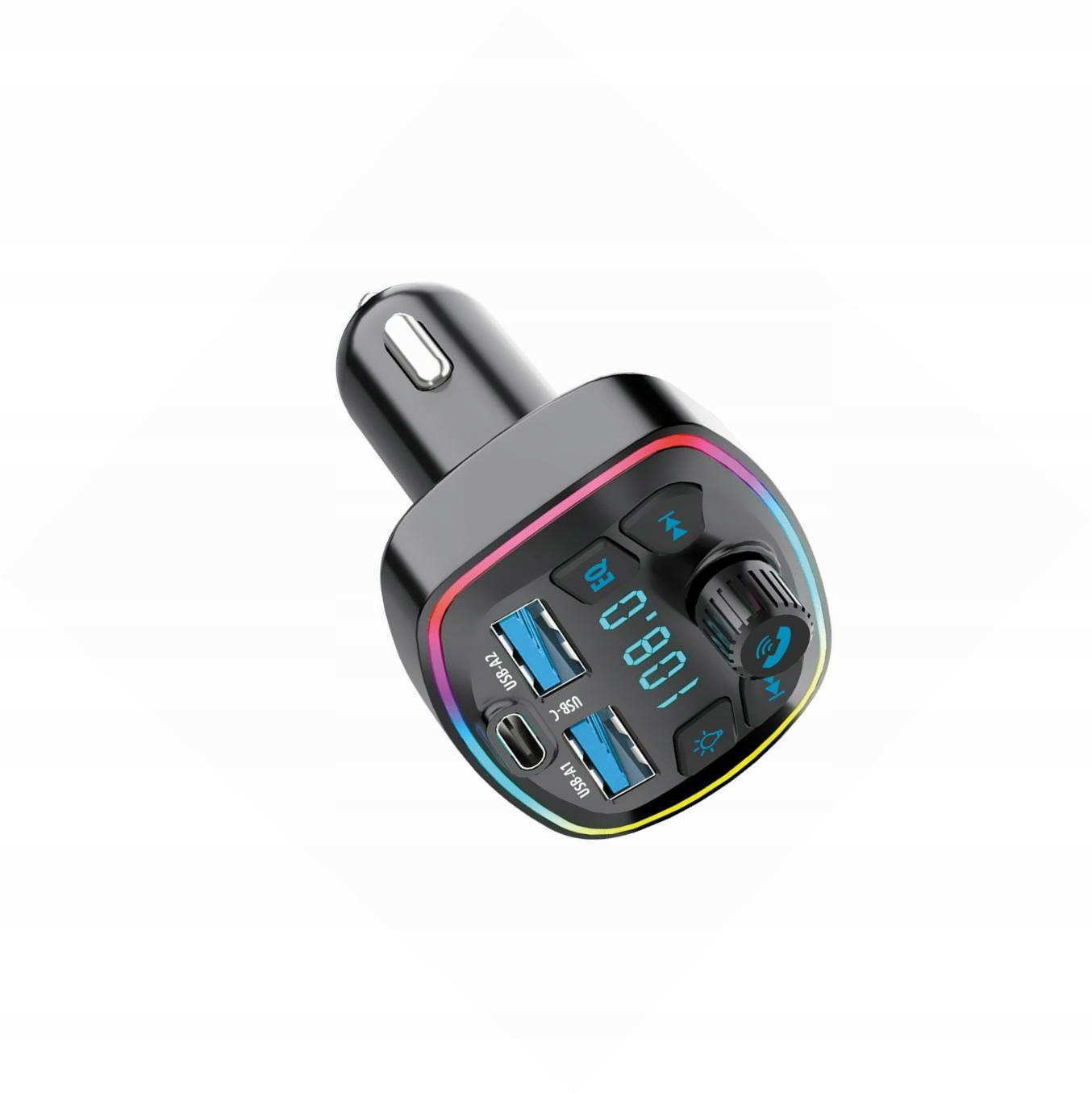 ładowarka samochodowa transmiter Fm Bluetooth 3 wejścia do Oppo Reno 10 5G
