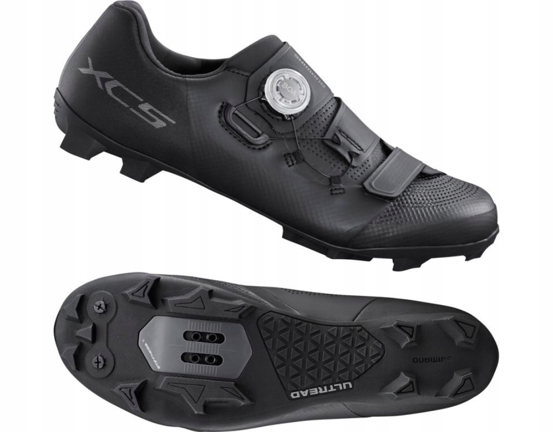 Buty Rowerowe Wpinane Shimano SH-XC502 Mtb Boa Spd Czarne Rozmiar 45