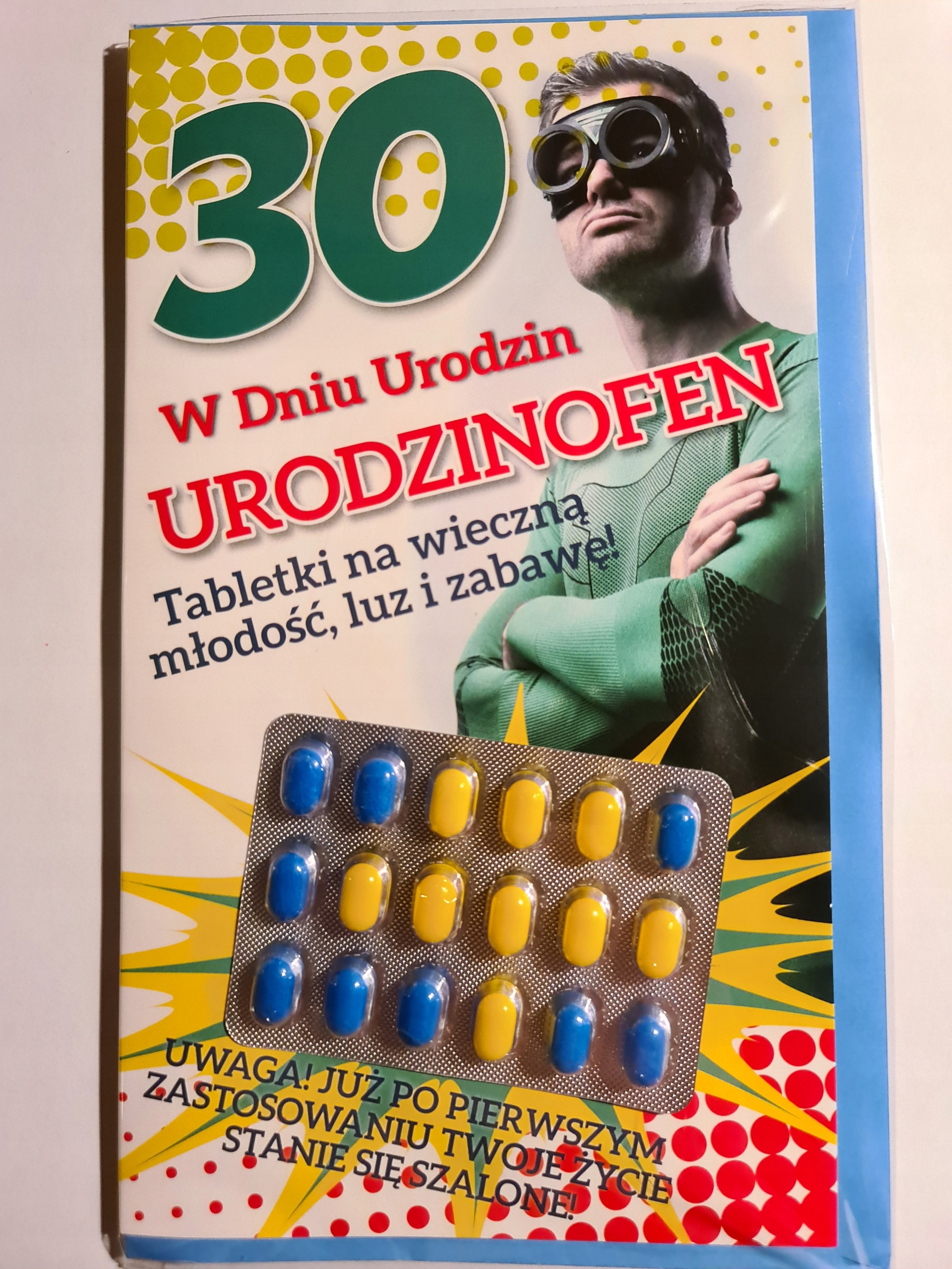 

kartka urodzinowa na 30 lat