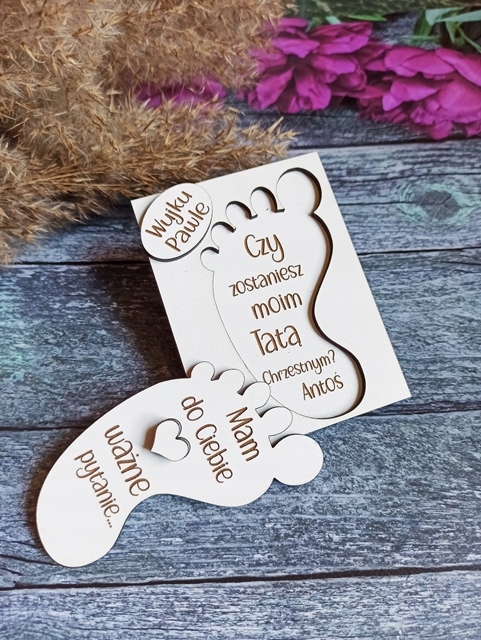 Czy zostaniesz moim CHRZESTNYM stópki zapytanie Marka inna