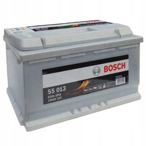 AKUMULATOR BOSCH S5 100 AH 830A S5013
