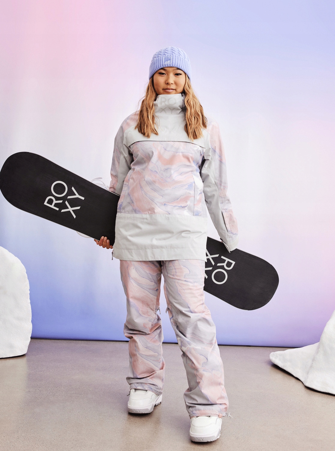 Damska kurtka snowboardowa narciarstwo Roxy Chloe Kim Overhead rozmiar Xs