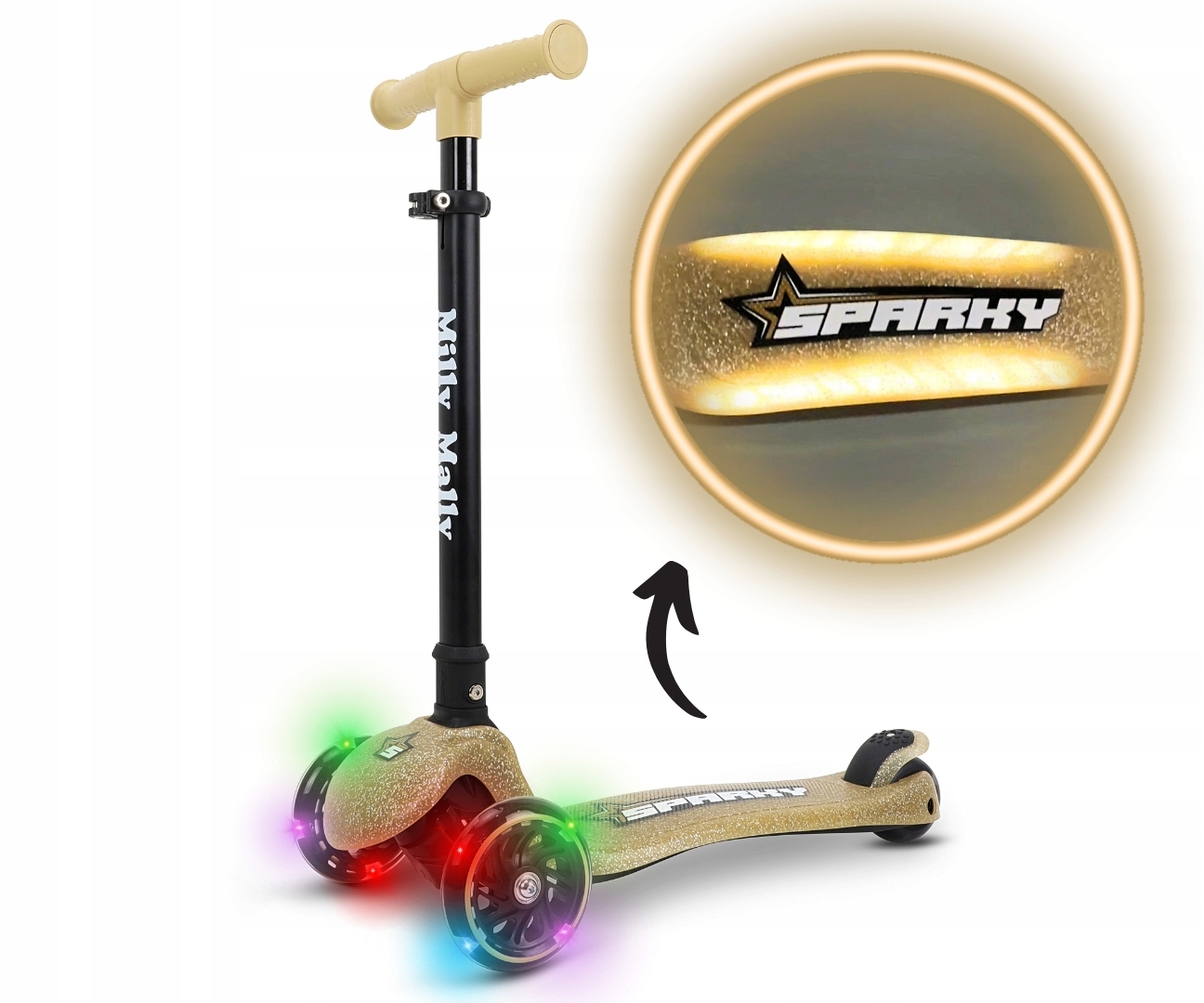 Milly Mally 6250 Scooter Sparky champagn
