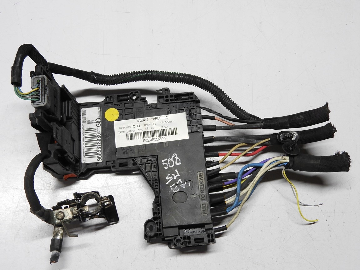 PEUGEOT 508 SW I 10-13 Modul klema akumulatora 9665878080 Numer katalogowy części 9665878080