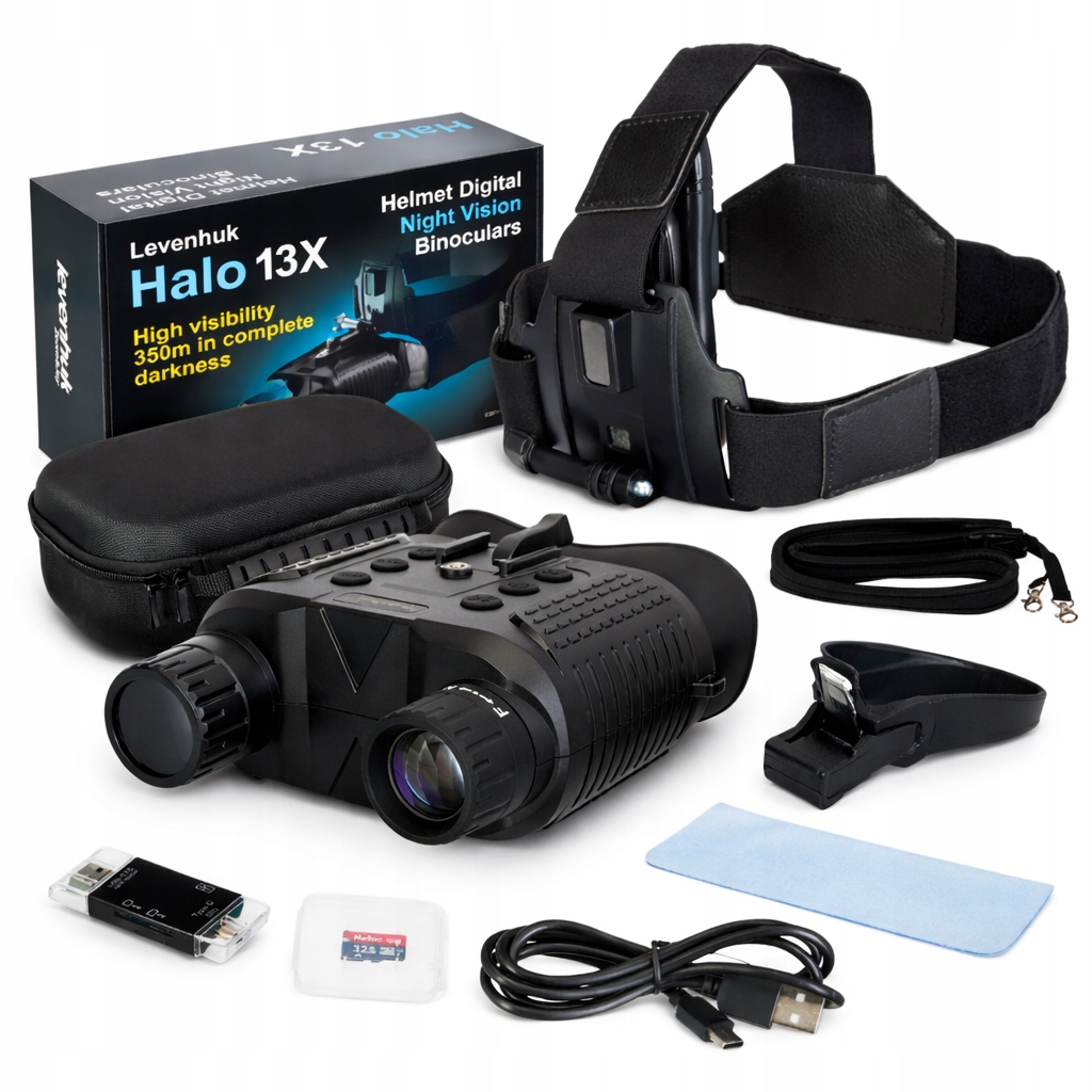 Cyfrowa lornetka noktowizyjna Levenhuk Halo 13X na hełm Lornetka