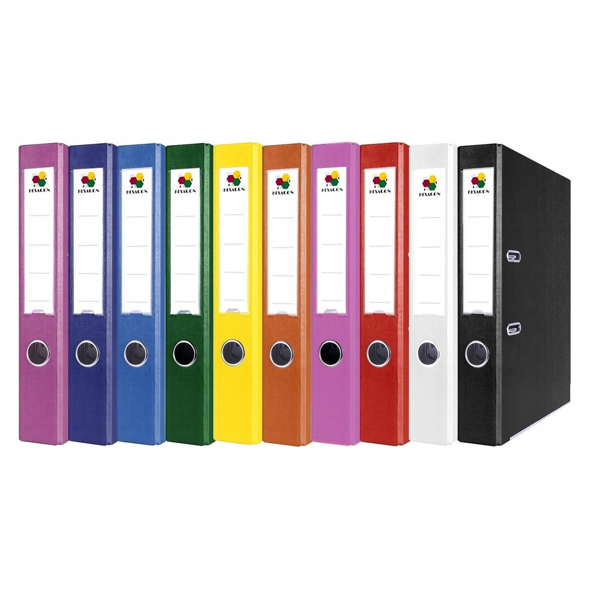 

10x Segregator A4 50mm z Okuciem Mix Kolorów