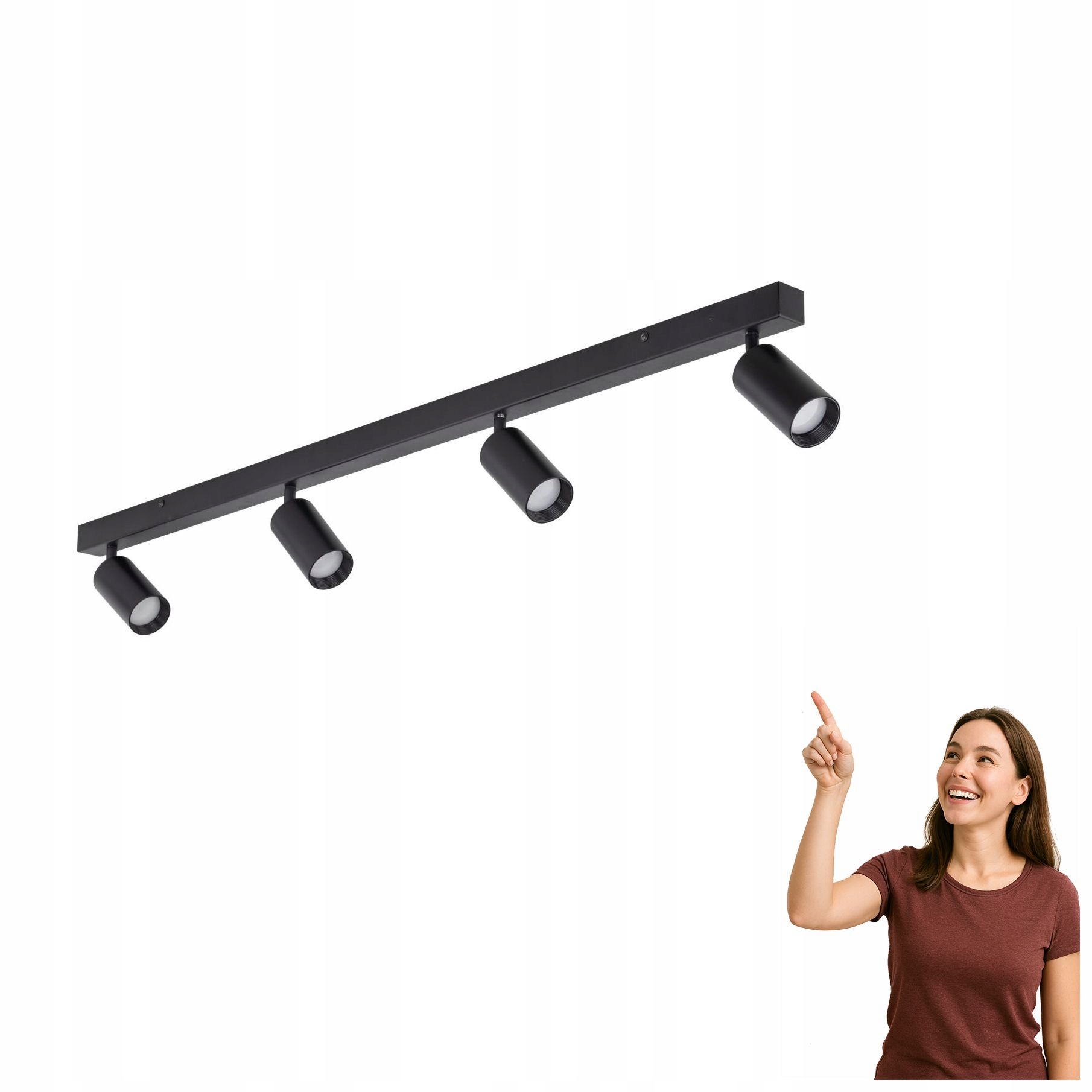 Lampa reflektor spot Amis Black 4 10635 Tk Lighting