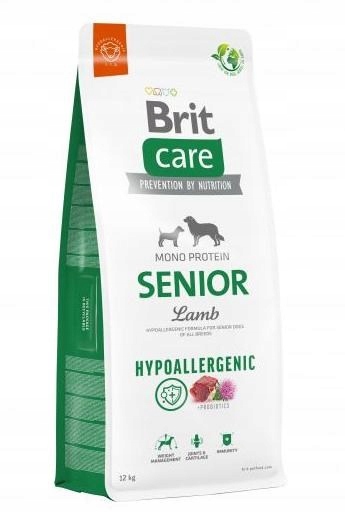Levně Brit Care Mono Protein Hypoallergenic Senior jehněčí s rýží – suché krmivo