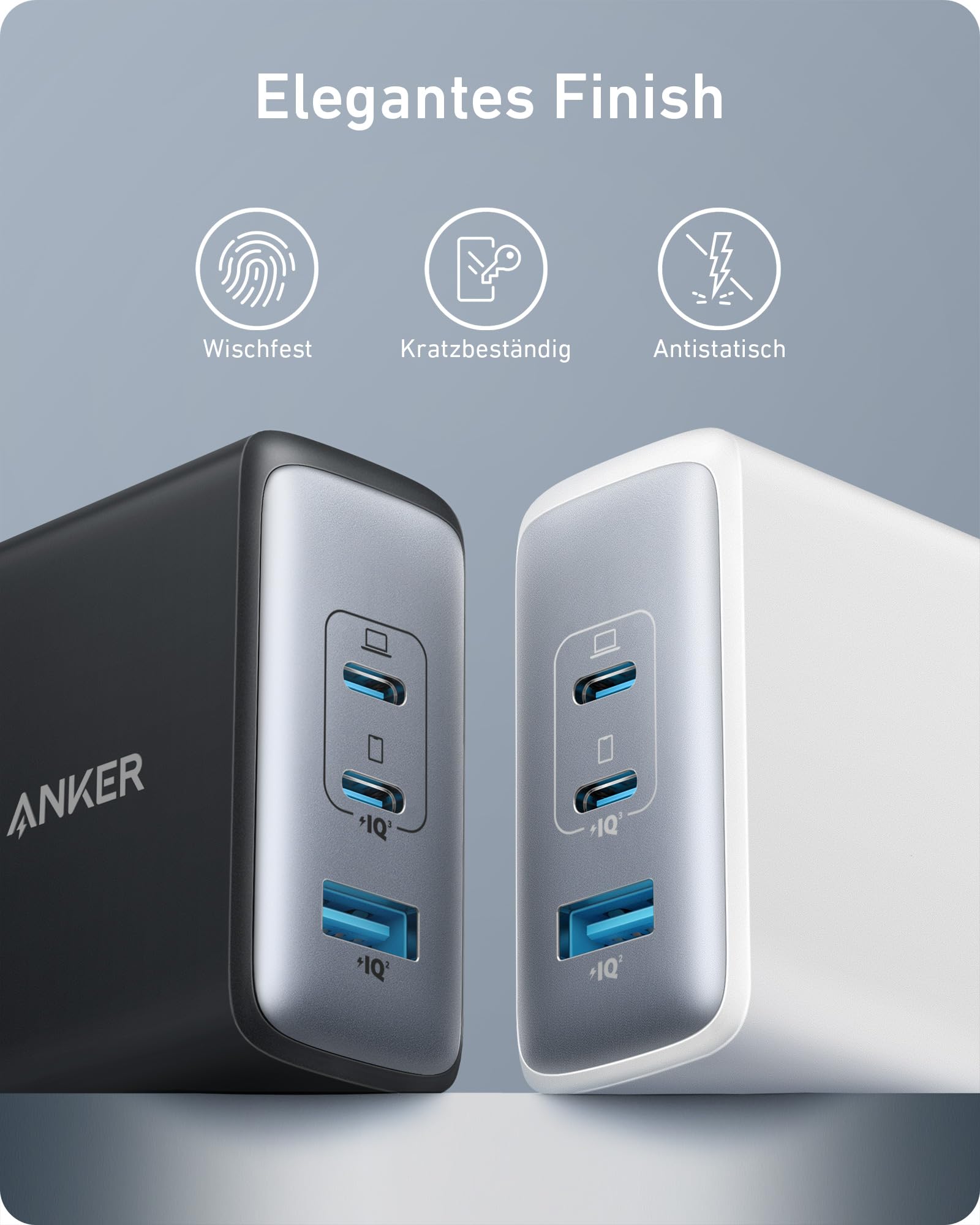 ANKER 100W USB C Ładowarka 3-Portowa Szybkie Ładowanie MacBook iPhone iPad — miniatura 8