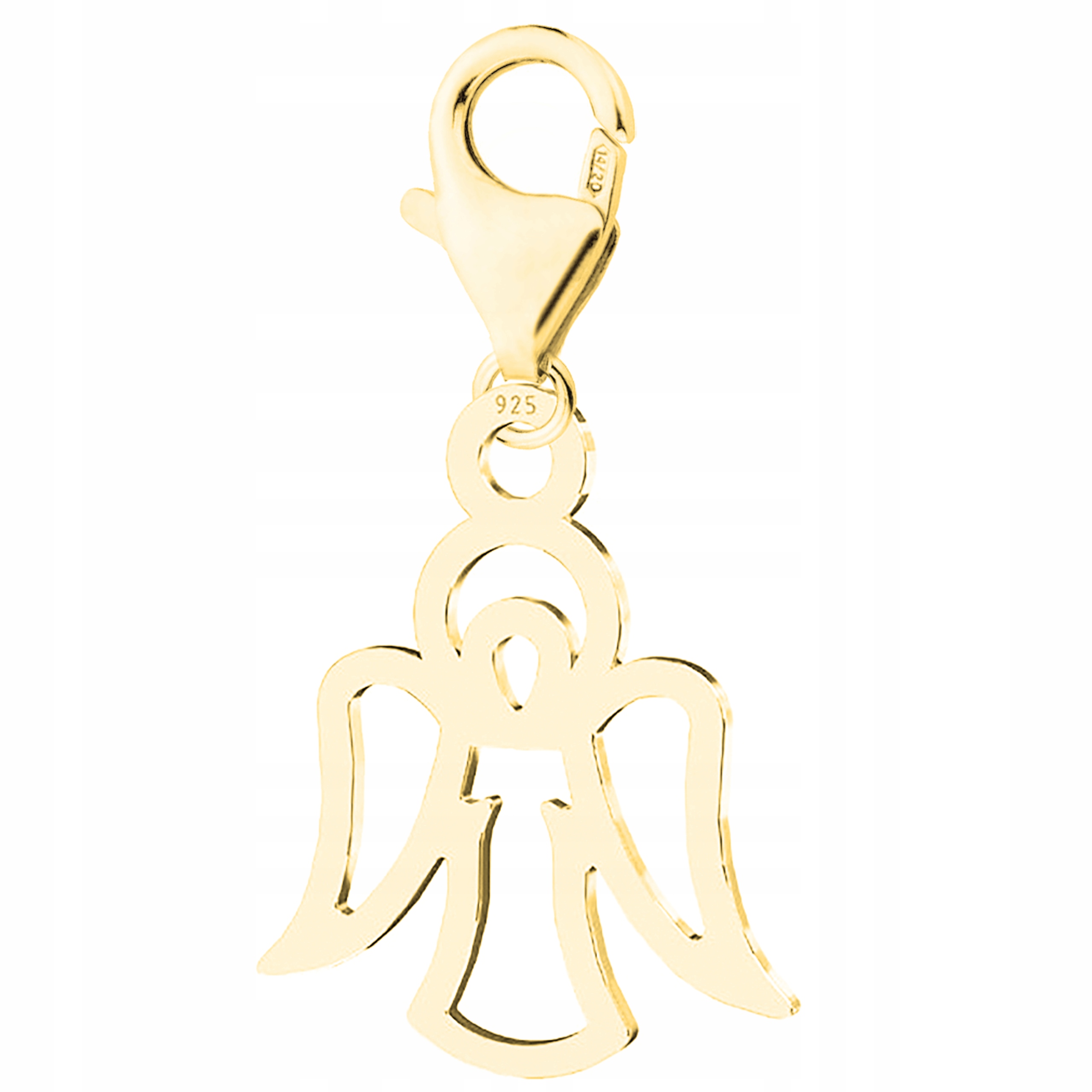 Zlatý přívěsek Andělíček stříbro 925