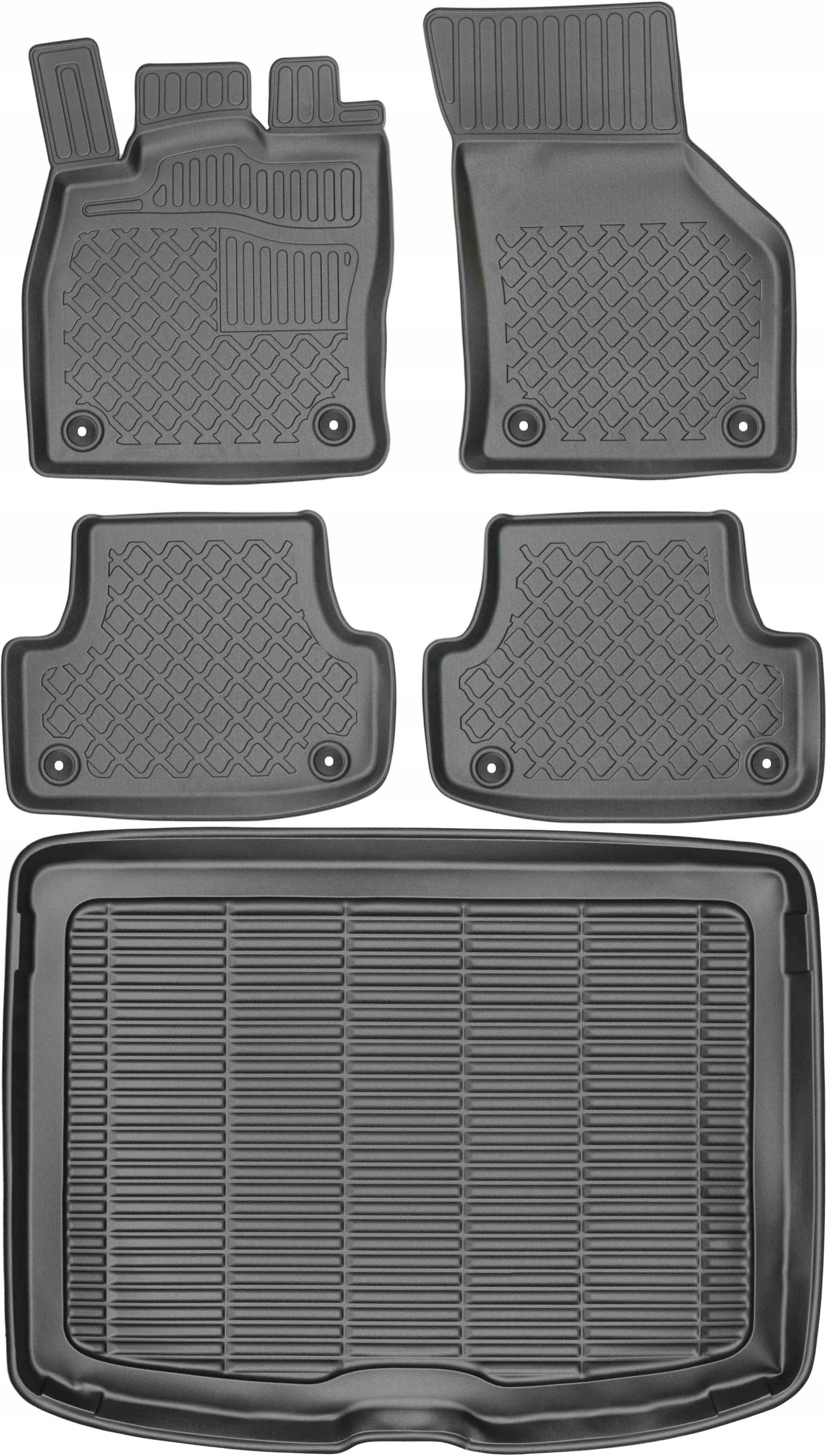 Audi A3 III 8V Sportback od roku 2012-2020 Sada Koberce batožinový priestor