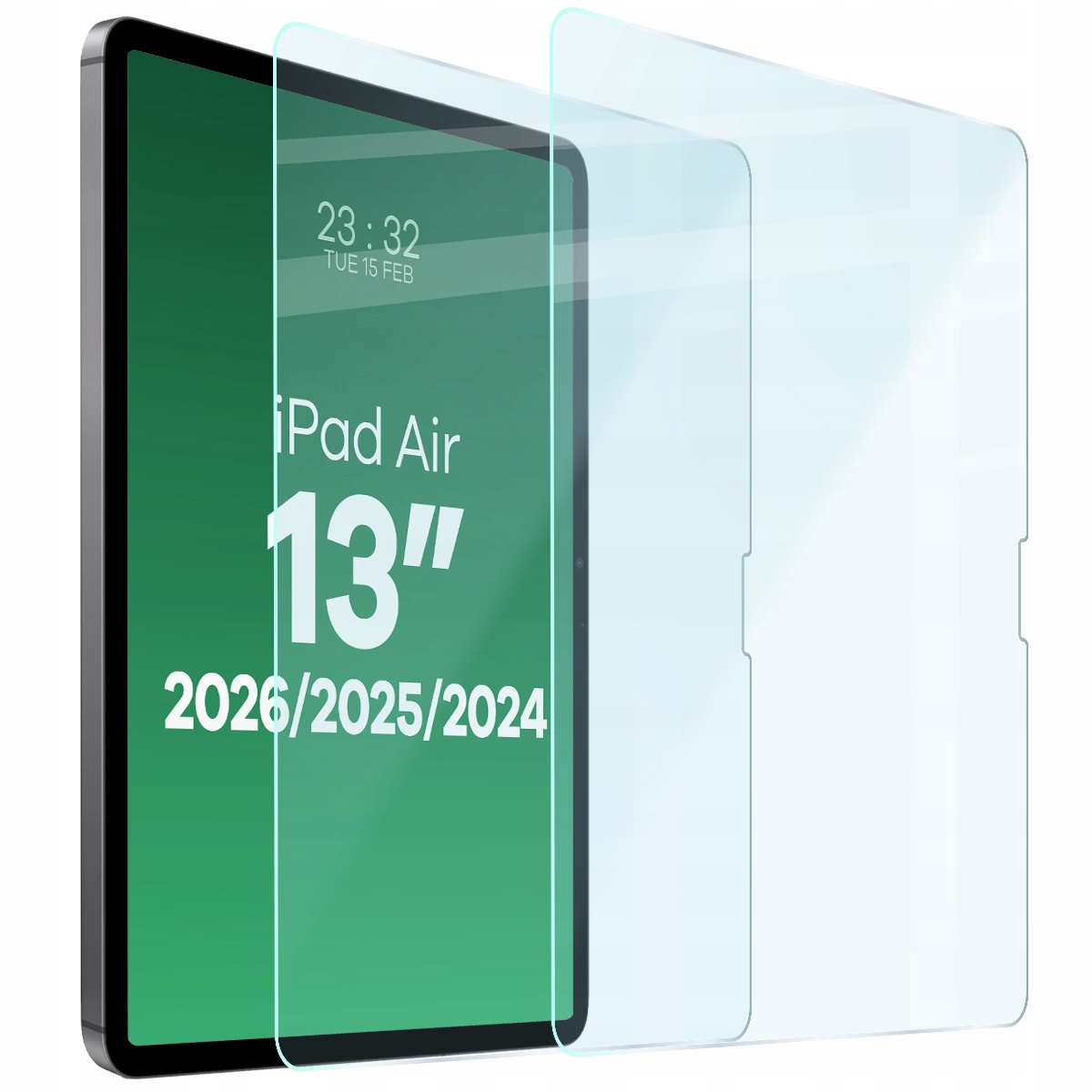 Tvrzené sklo na tablet, Bizon pro iPad Air 13" M4/M3/M2, 2 ks