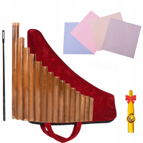 Panova flétna Bambusová Originální Syrinx Multanky Píšťalky Flet kazoo