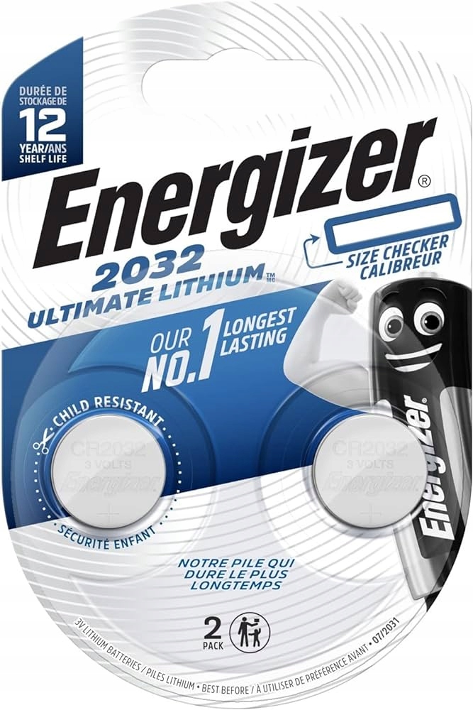 Bateria litowa Energizer CR2032 Ultimate Lithium 2 sztuki
