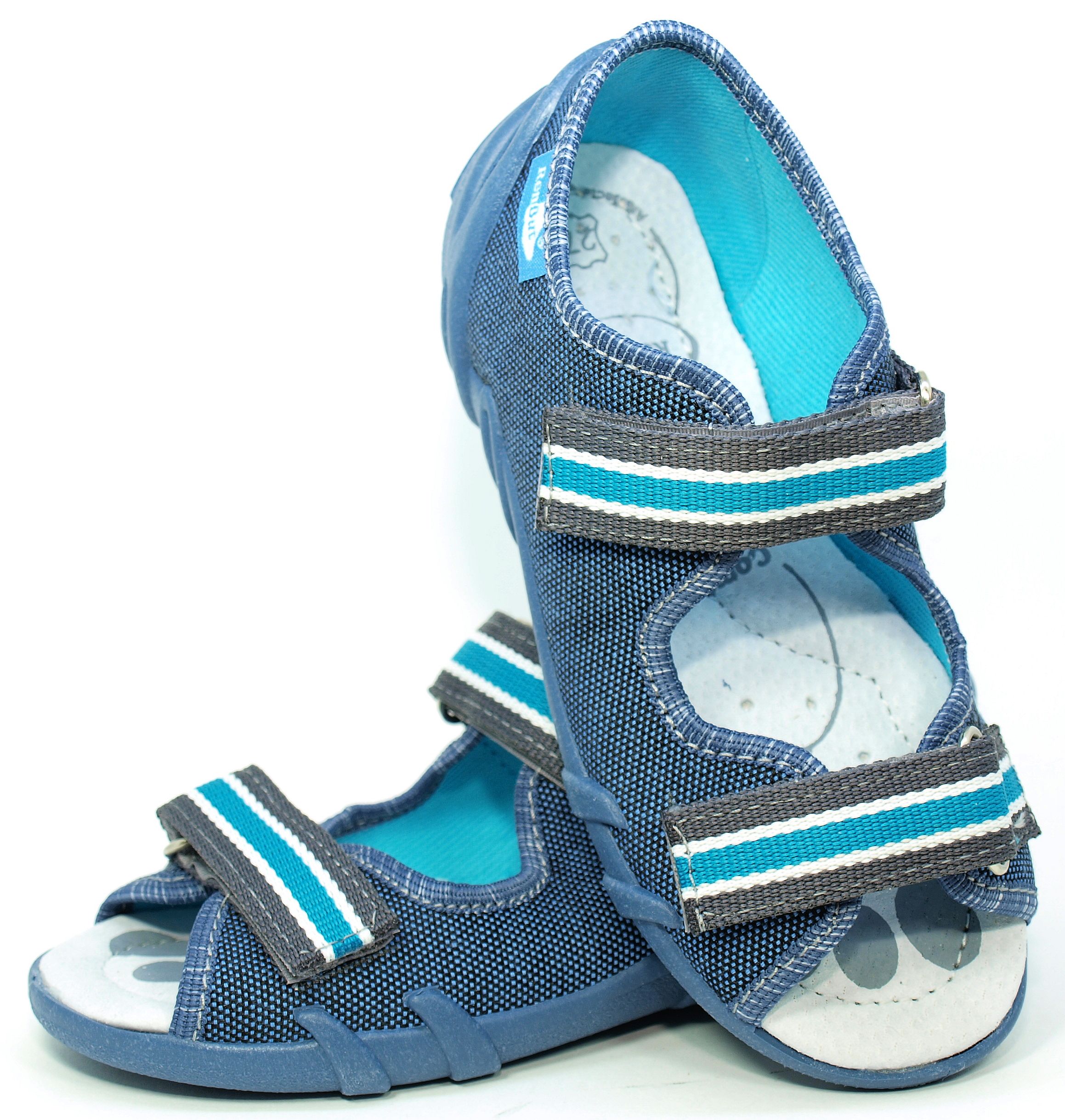 

28 Renbut 33-378 oddychające Kapcie sandały 18,3cm