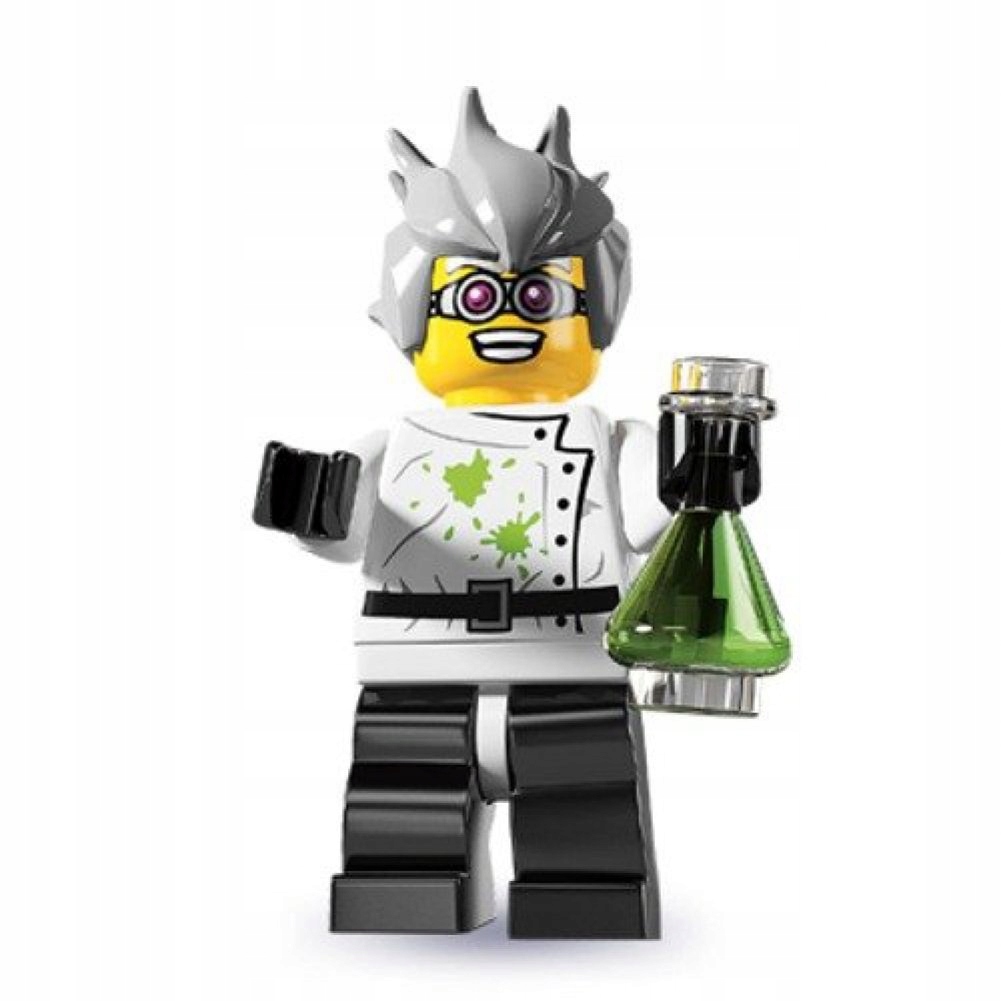 Lego col064 Crazy Scientist Vědec Série 4 col04-16 Nová Sáček 8804