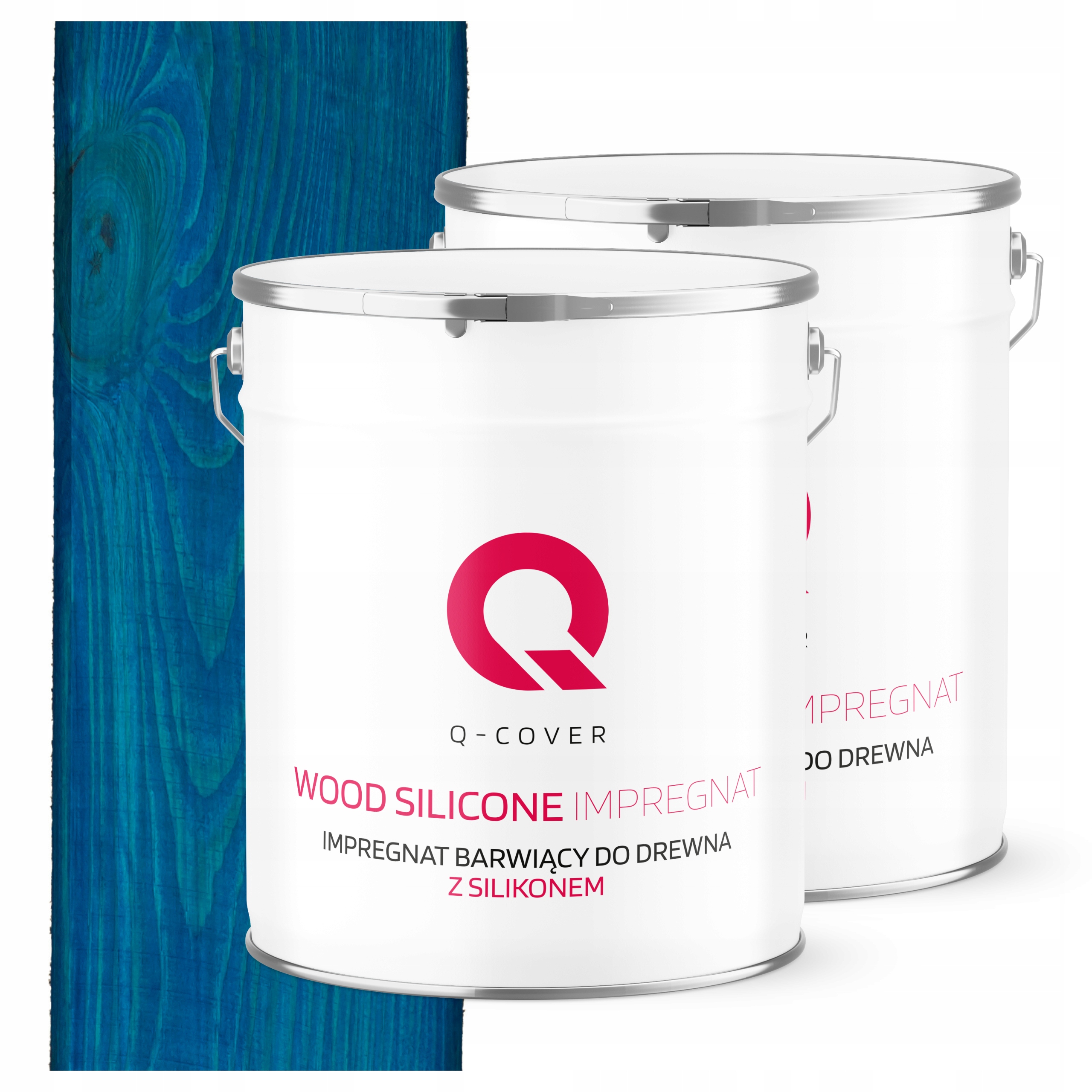 Impregnácia Na Drevo Extra Farba S Ochranným Silikónom Farba Trvalá Modrá 5 L