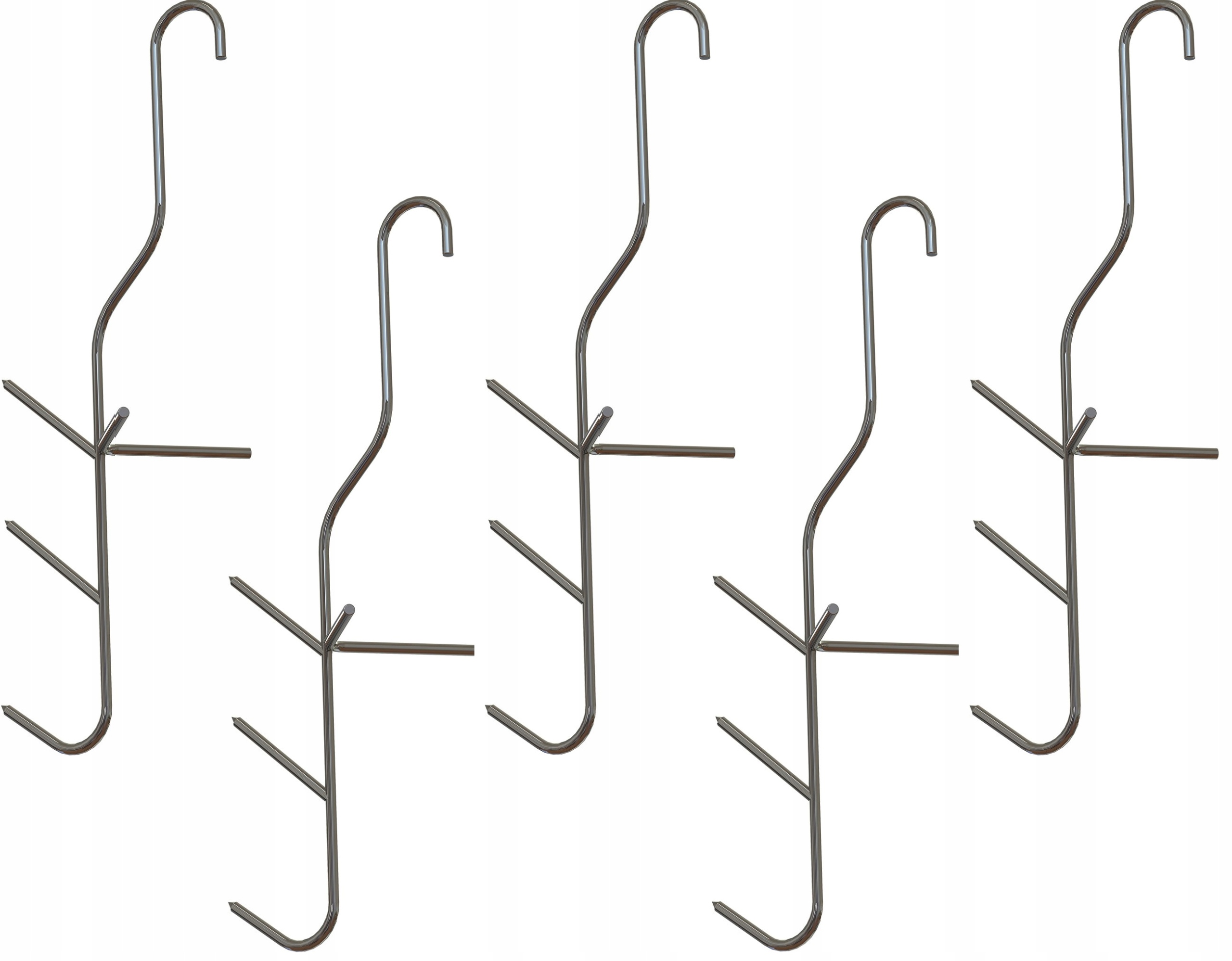 

Haki Do Ryb wędzenia ryb Potrójne Inox 5 Szt