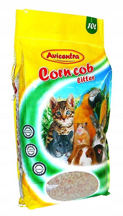 ŻWIREK PODŚCIÓŁKA KUKURYDZIANA NATURALNA 10L PELET