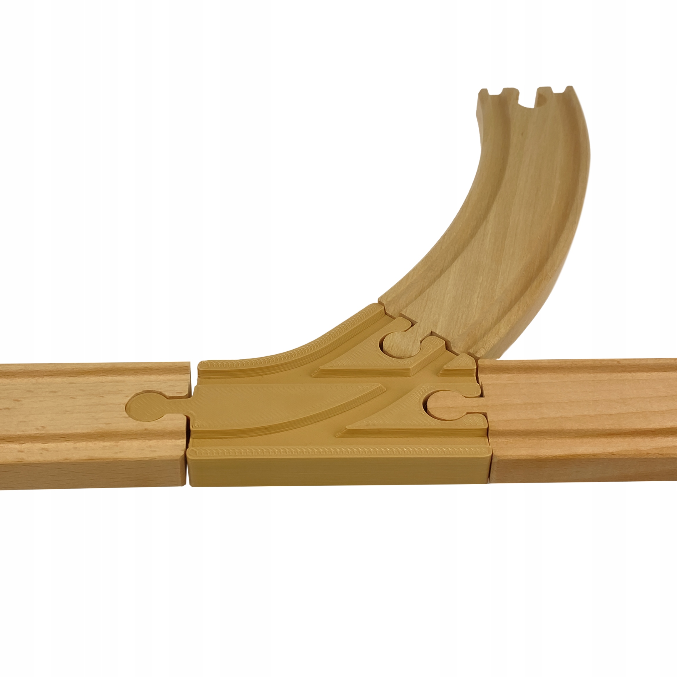 MAŁY PRZEŁĄCZNIK 45 STOPNI DREWNIANY TOR KOLEJOWY IKEA LILLABO BRIO Marka inna