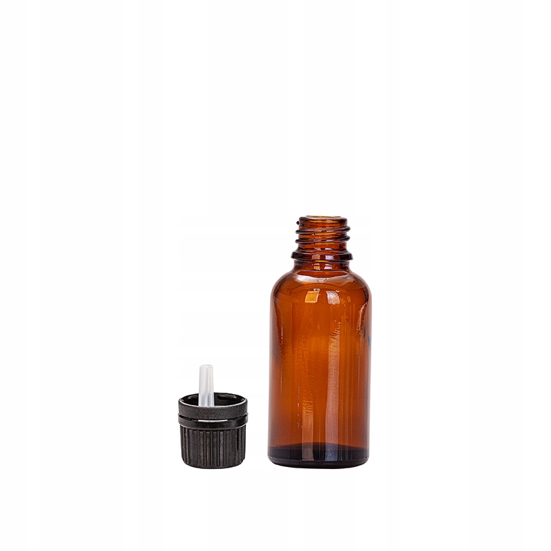 

Butelka szklana brązowa 30 ml kroplomierz Cz 5 szt