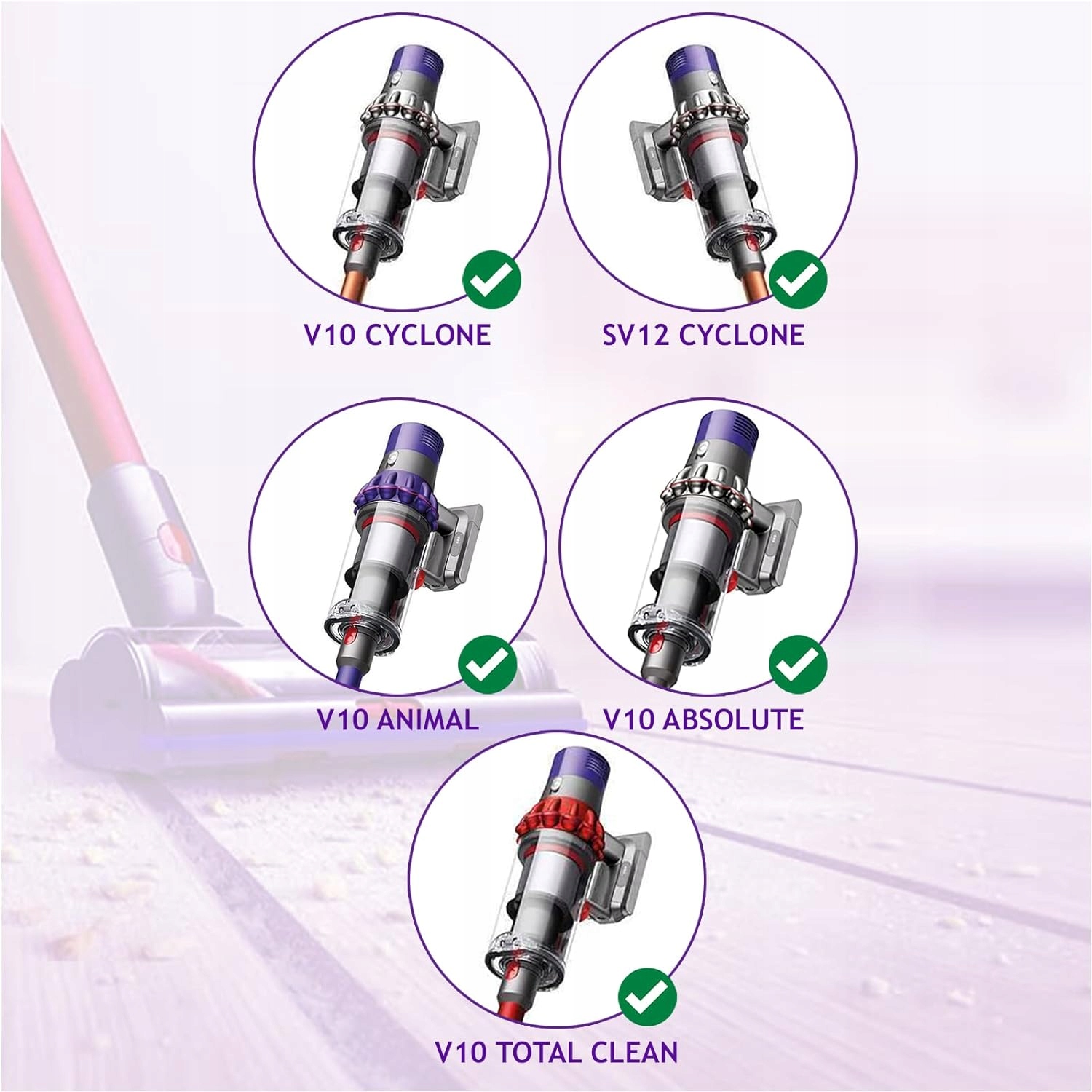 Filtr wymienny do odkurzacza DYSON V10, SV12 2szt Marka odkurzacza Dyson