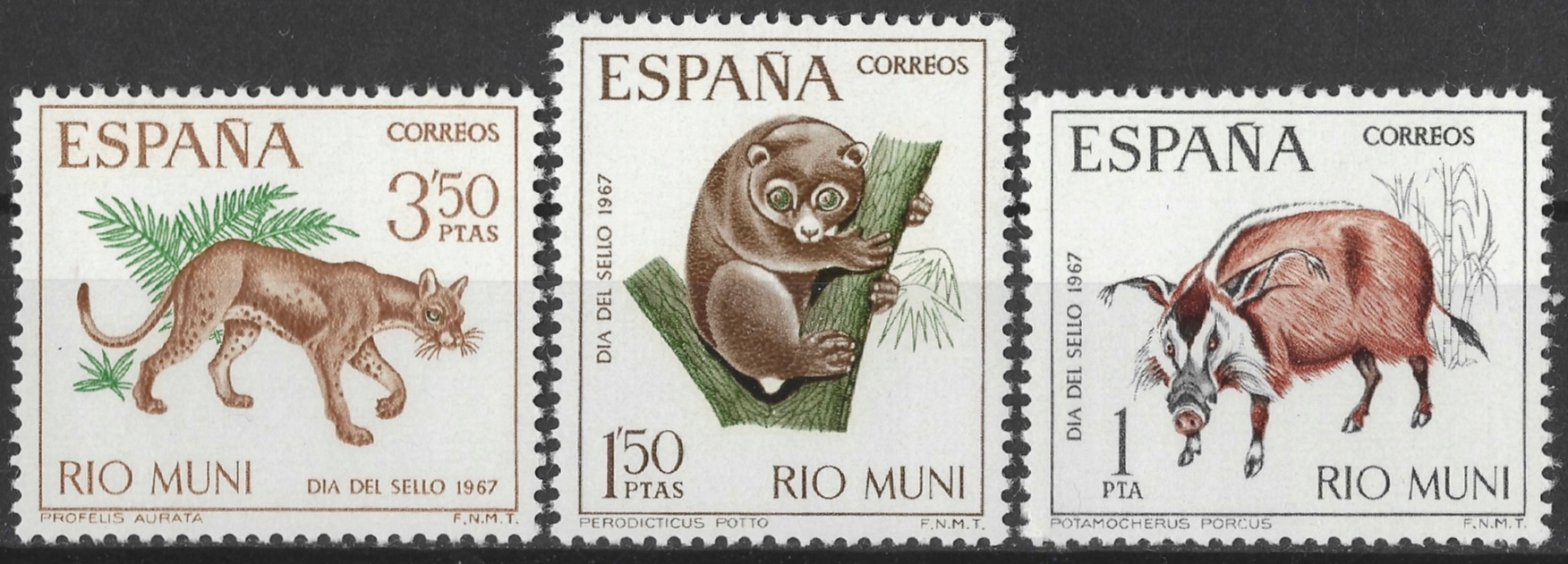 Rio Muni - fauna** (1967) SW 80-82