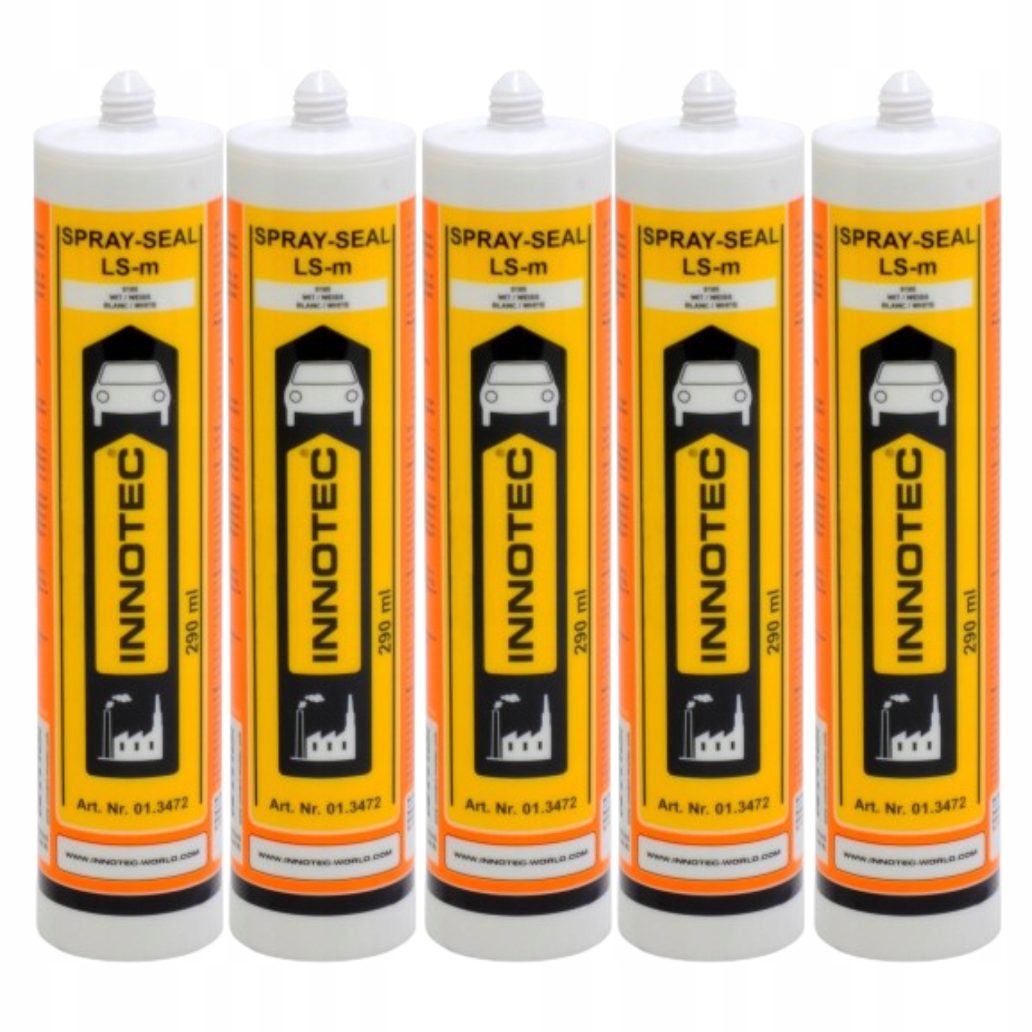 Zriedkavá rozprašovacia hmota na prahy Innotec Spray-Seal Ls 5x 290 ml biela