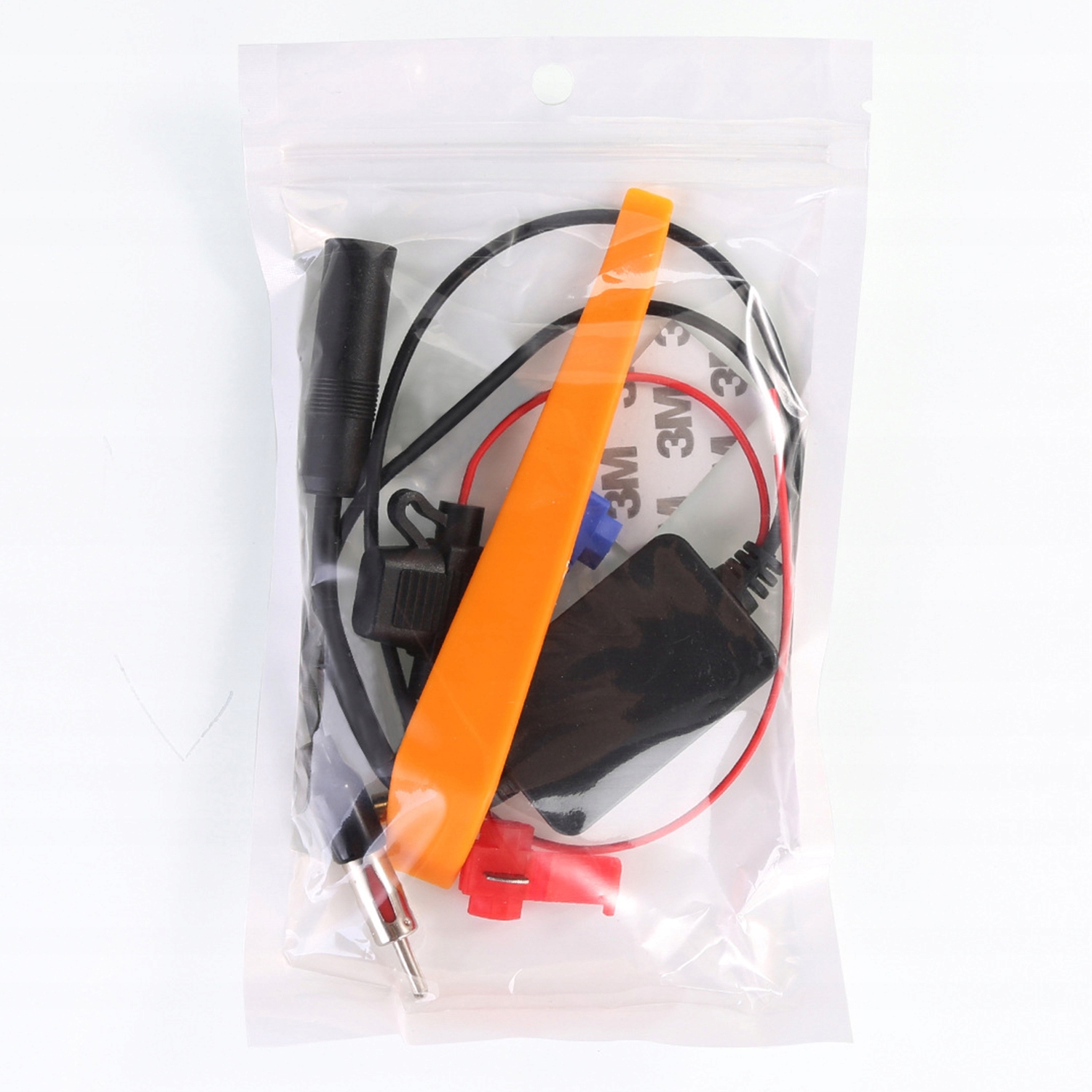 WZMACNIACZ ANTENOWY SYGNAŁU RADIOWEGO DAB+/AM/FM 3w1 12V Z ŚCIĄGACZE KLUCZE Kod producenta Antenna-3in1