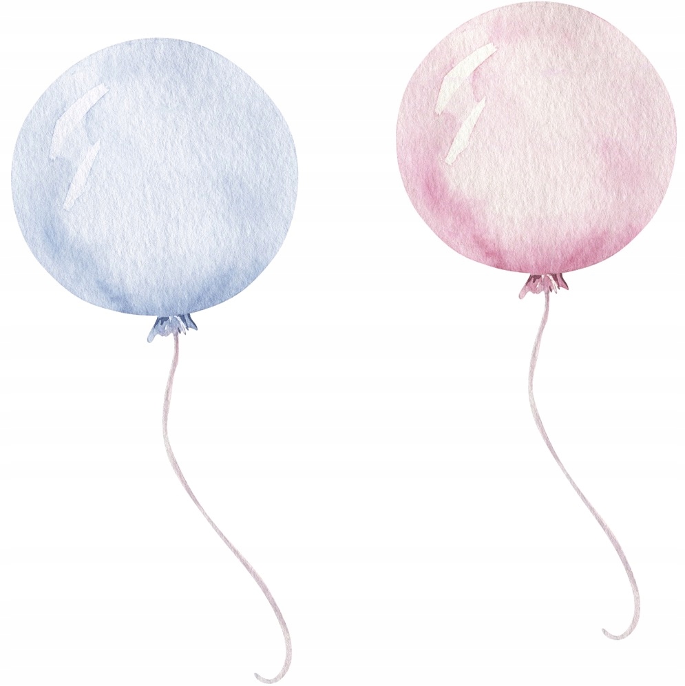 NAKLEJKA NA ŚCIANĘ NAKLEJKI PASTELOWE BALONY
