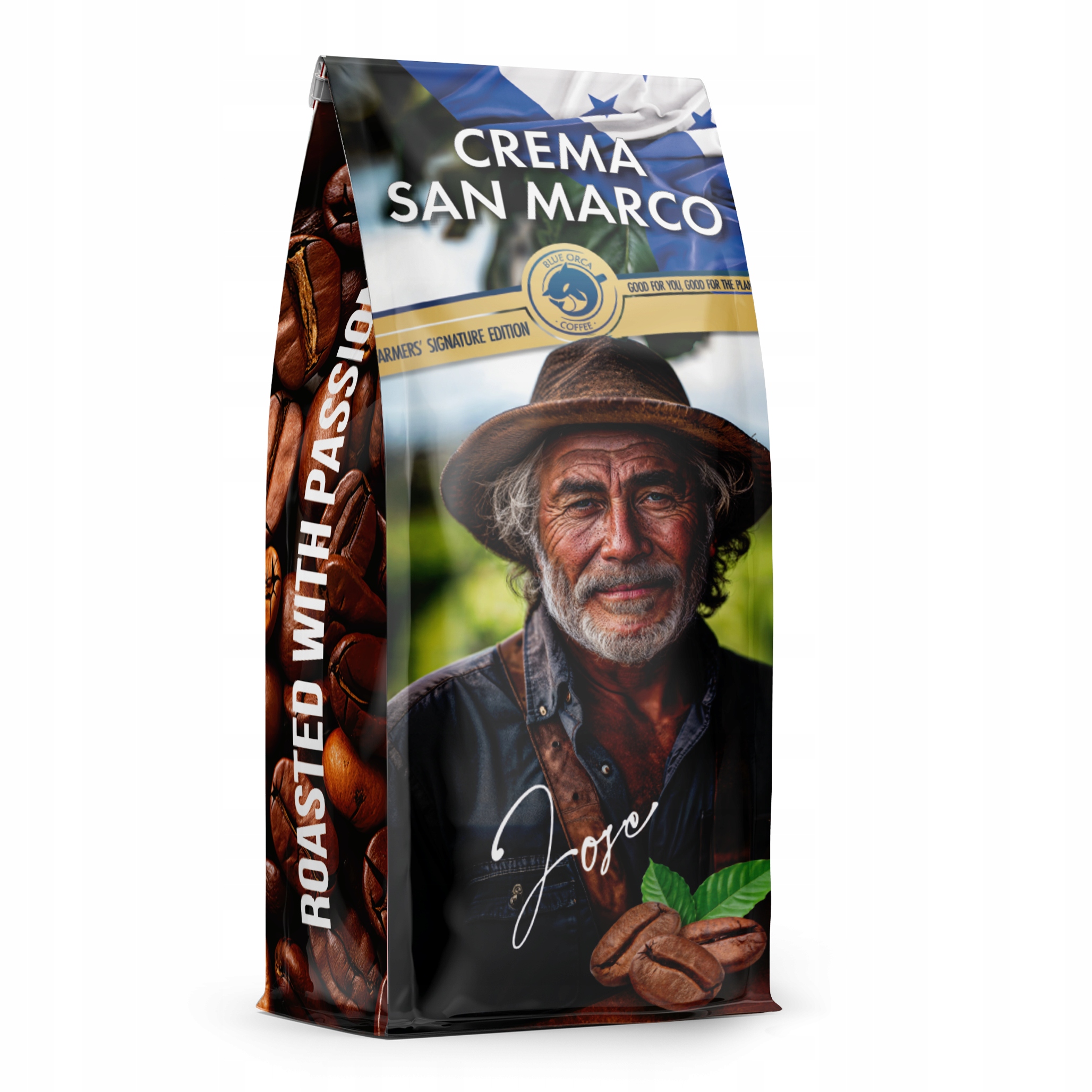 Kawa ziarnista San Marco Crema 1kg Farmers Limited Edition Blue Orca Coffee