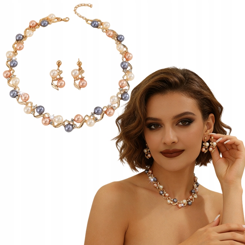 KOMPLET BIŻUTERII DAMSKIEJ