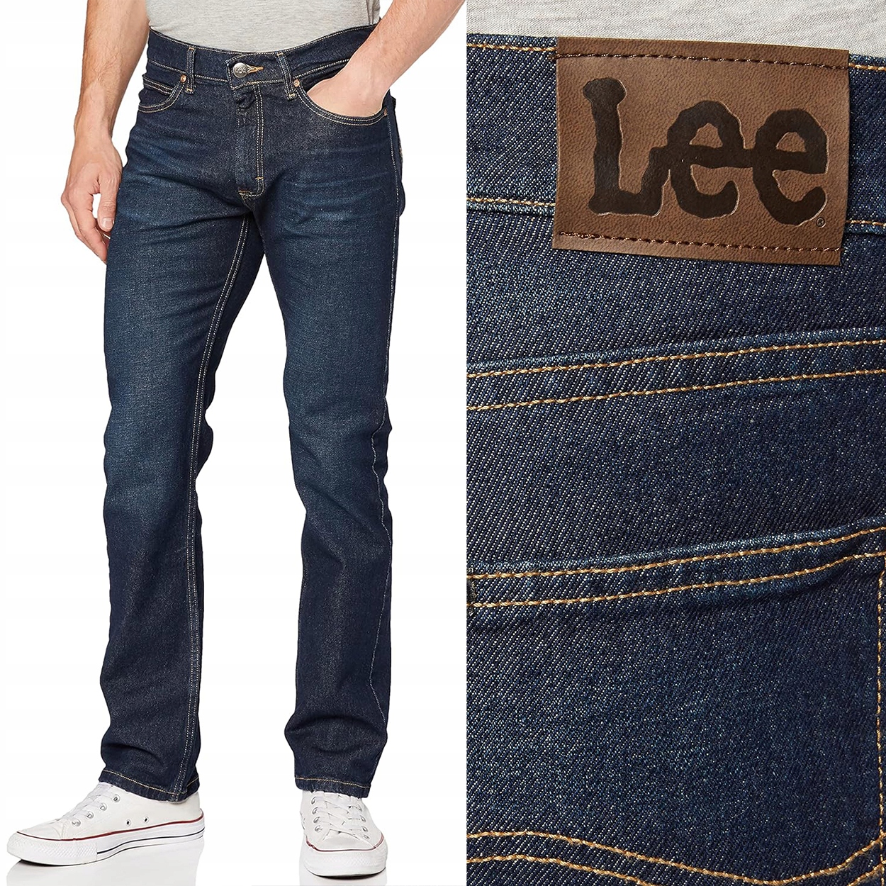 Lee Legendary Slim Road Rash přiléhavé jednoduché džínové kalhoty W32 L32