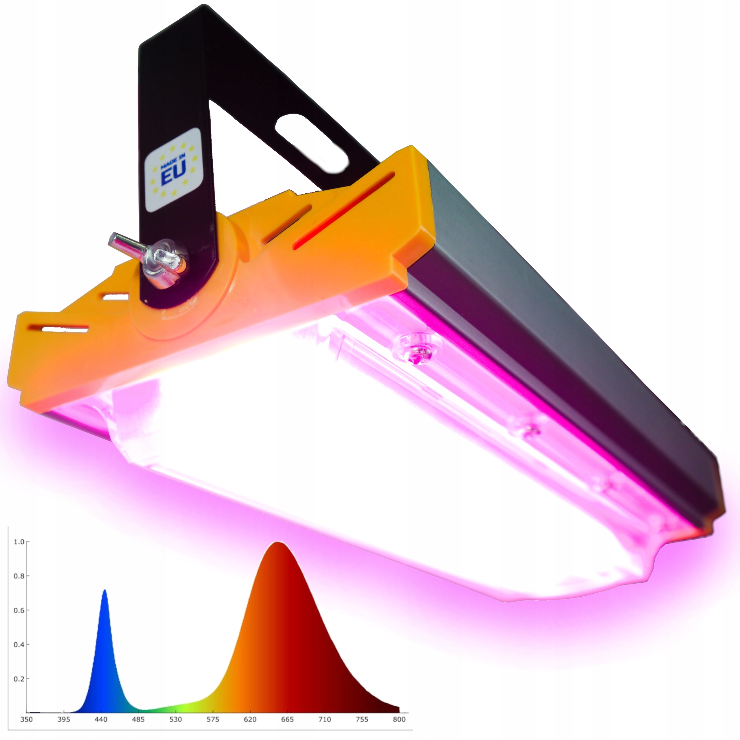 Panel LED GROW wzrost i uprawa roślin 200W 144D Marka MEiSSA