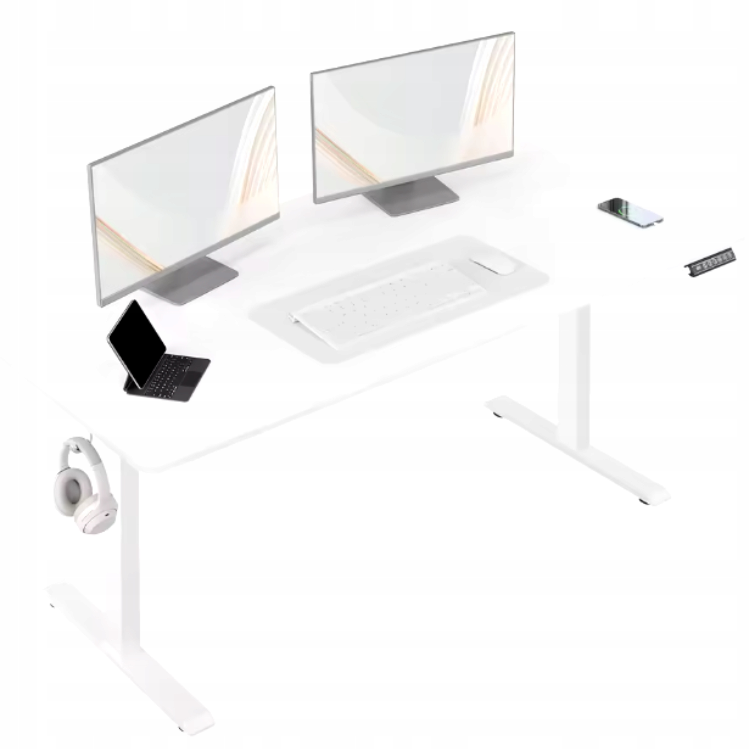 Elektrický psací stůl s nastavitelnou výškou 140x60, rozsah 72-120 cm