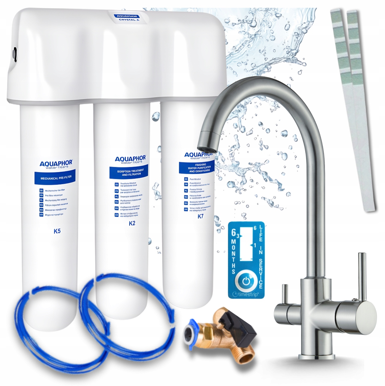 Systém Filtrácie Vody V Dome A Kuchynská Batéria Trojcestná, Otočný Výtok