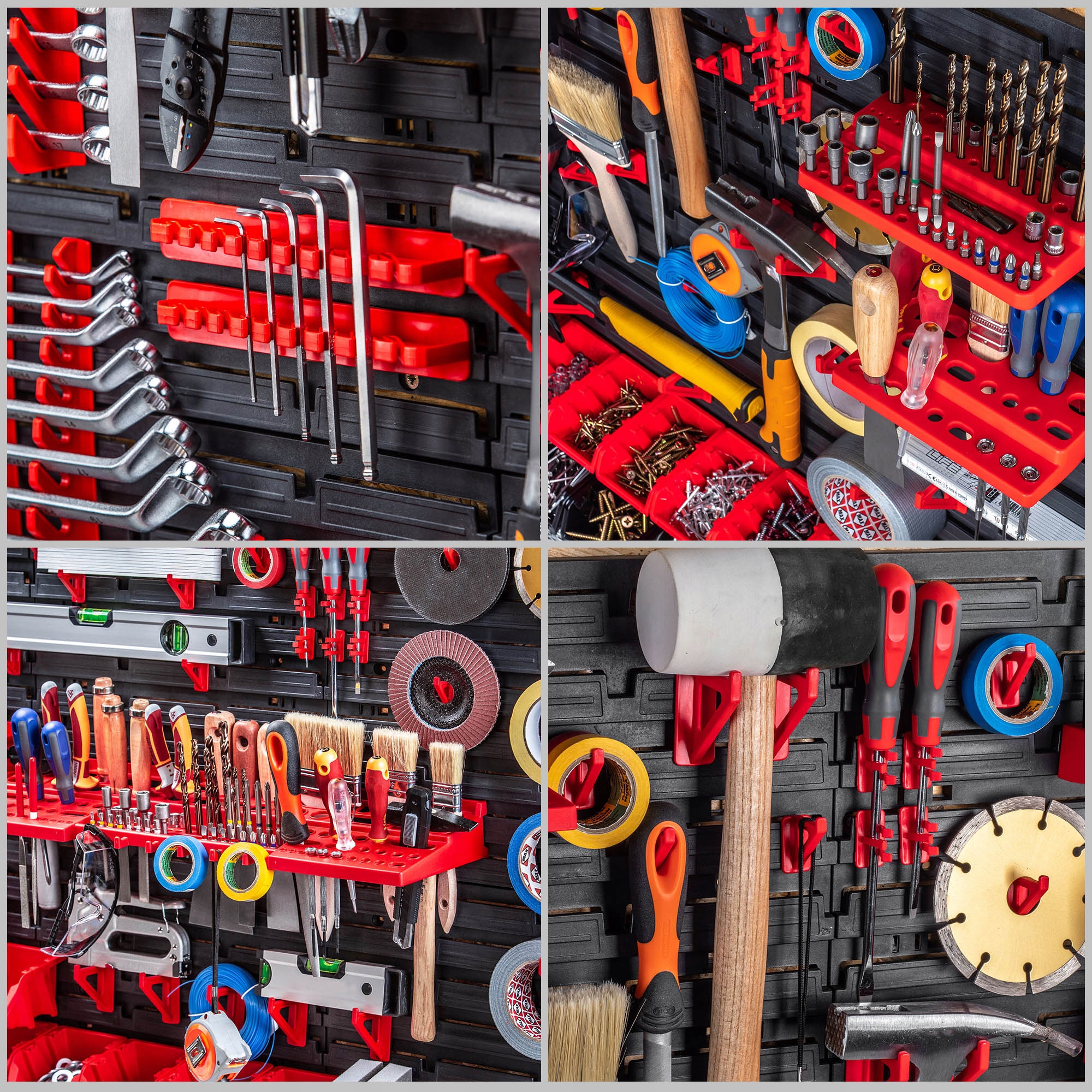 TABLICA WARSZTATOWA ŚCIANKA 116x39cm 46 EL EAN (GTIN) 5903699468678