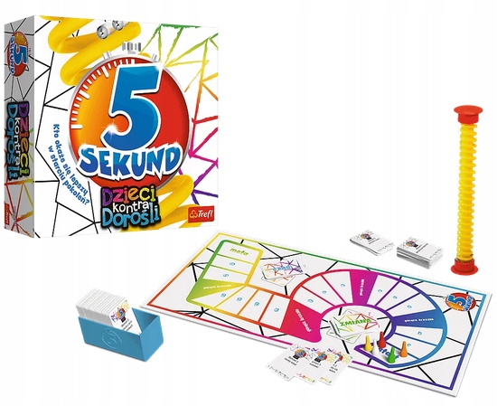 Gra 5 Sekund Dzieci Kontra Dorośli Rodzinna Zręcznościowa Dla 5 Latkatrefl-Zdjęcie-0