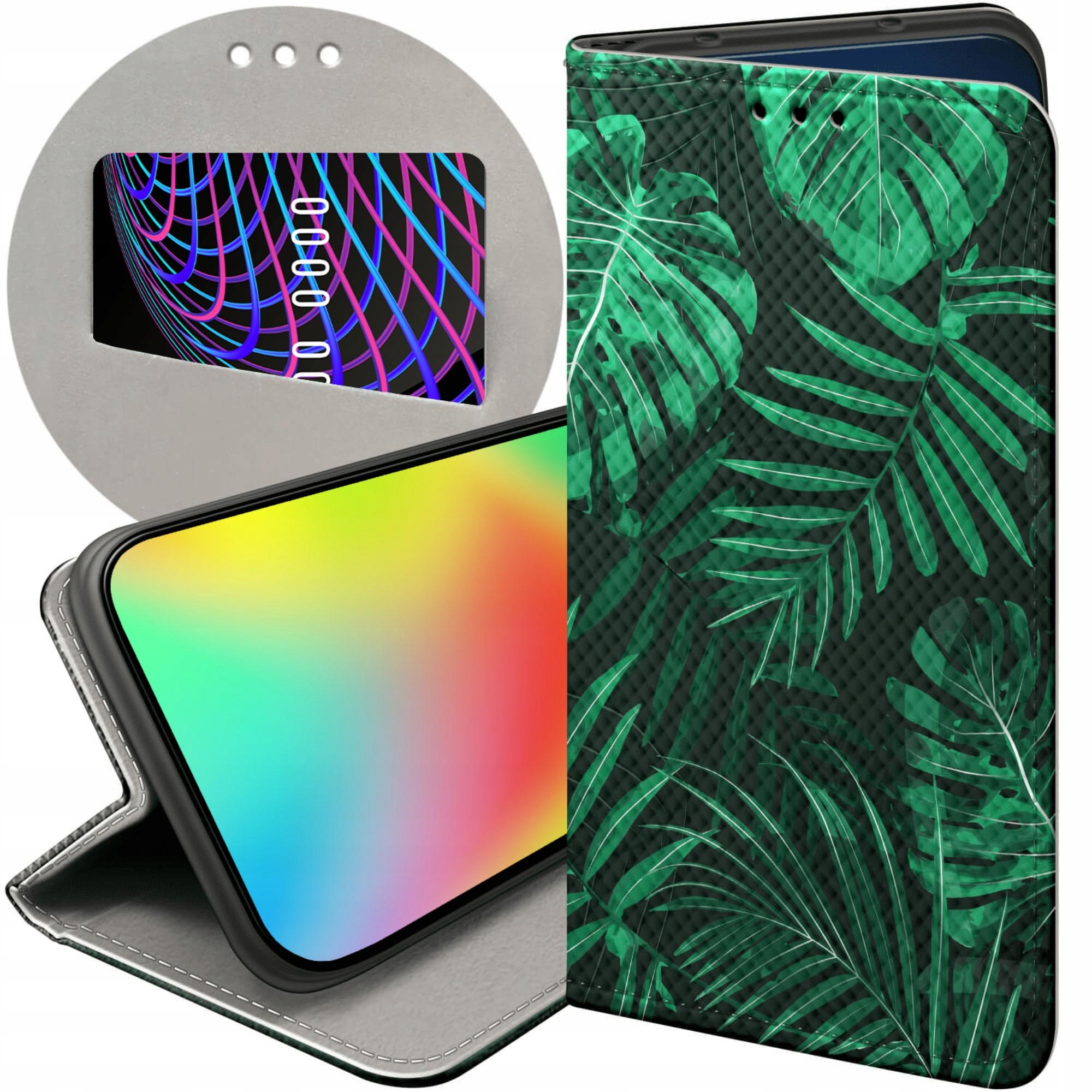Etui Z Klapką Do Samsung Galaxy S24 Fe Liście Liściaste Natura Case