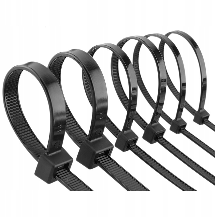 OPASKI TRYTKI ZACISKOWE KABLOWE UV CZARNE 4,8X370 Marka Omega