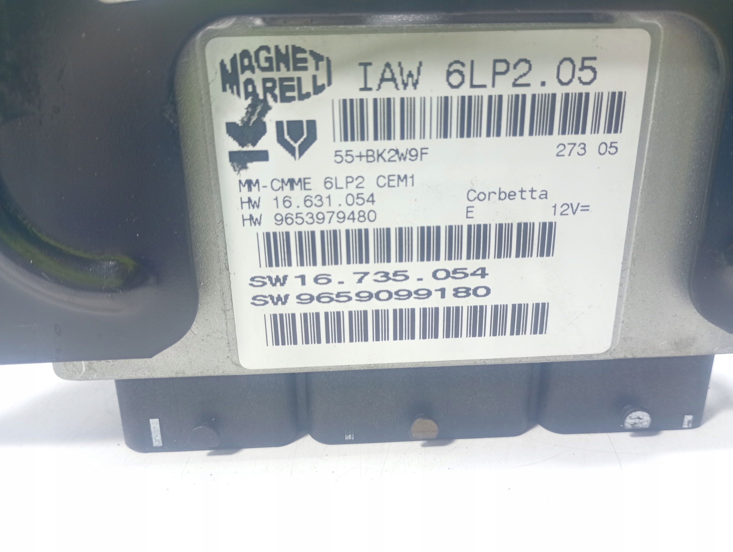 Peugeot 307 02-08 computer control unit of the engine OE 9659099180