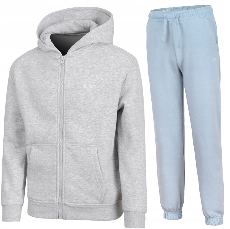 4F Ocieplany Dziewczęcy Dres Komplet Bluza Spodnie rozm 134