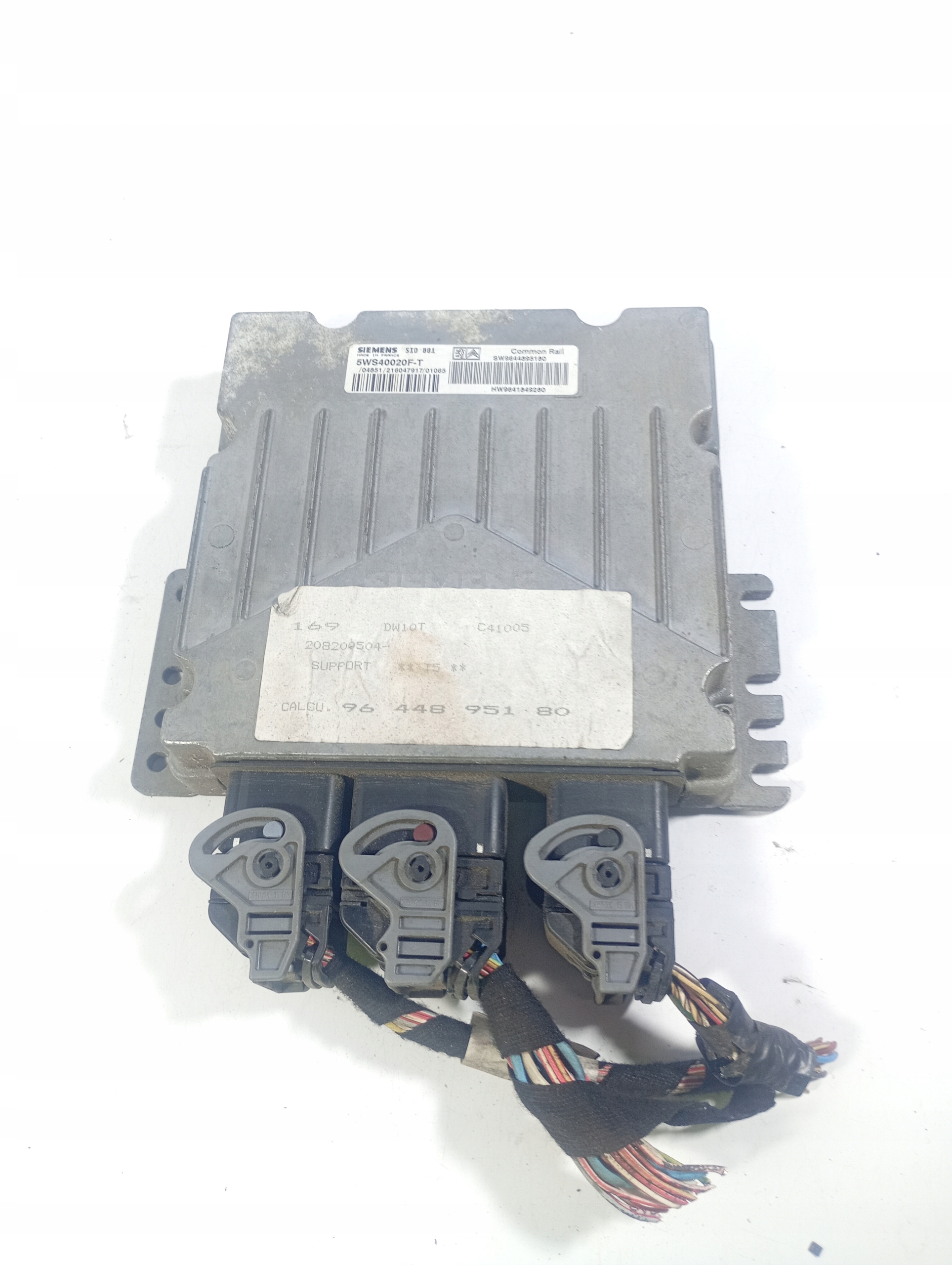 Peugeot 307 01-11 computer control unit of the engine OE 9644895180