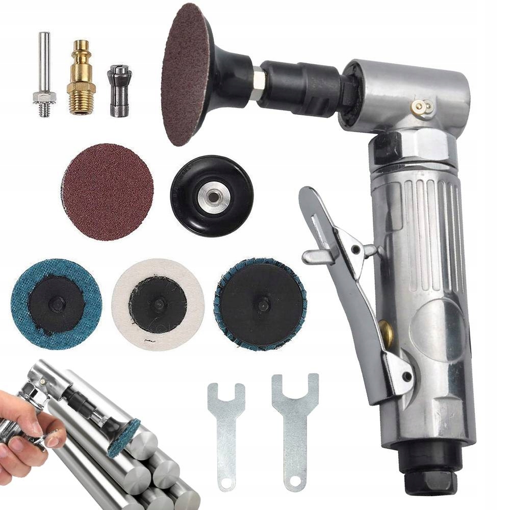 Sada Mlýnků Pro Pneumatickou Brusku S Brusným Kotoučem Pro Leštění