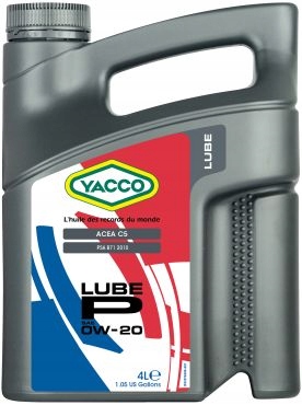 Yacco Lube P 0W20 Olej silnikowy 4L