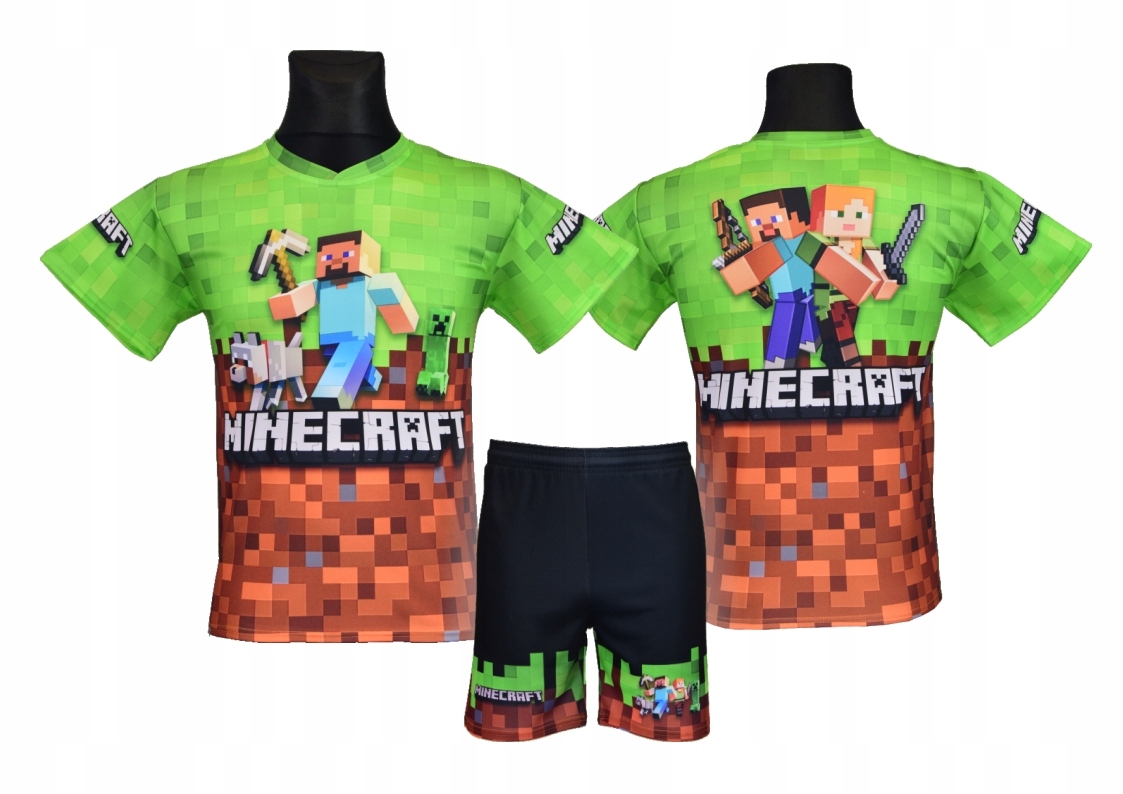 

Minecraft strój koszulka spodenki M10 rozmiar 134