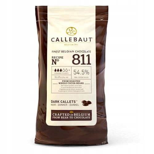 Levně Čokoládové čočky Callebaut Tmavá Čokoláda 811 1 kg