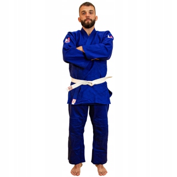 Kostým pro Judo Kimono Opasek a Sáček 170 cm 500GSM Modrý Judoga Uone