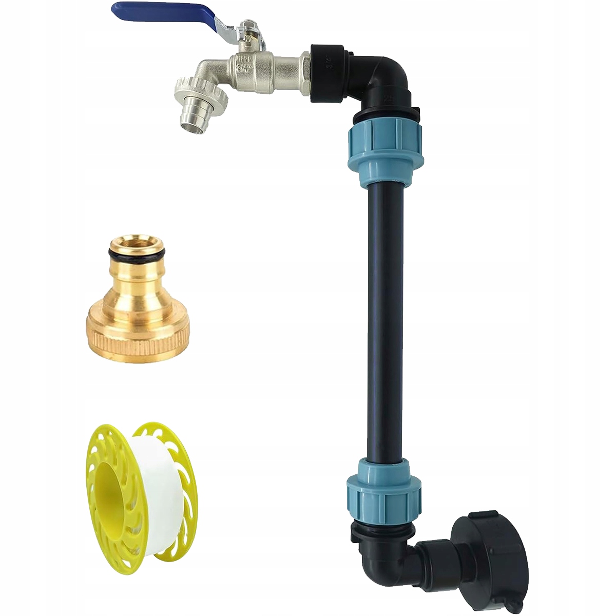 Kran Do Mauzera Zawór Zbiornika 1000L Na Wąż 3/4’’ Kurek Akcesoria