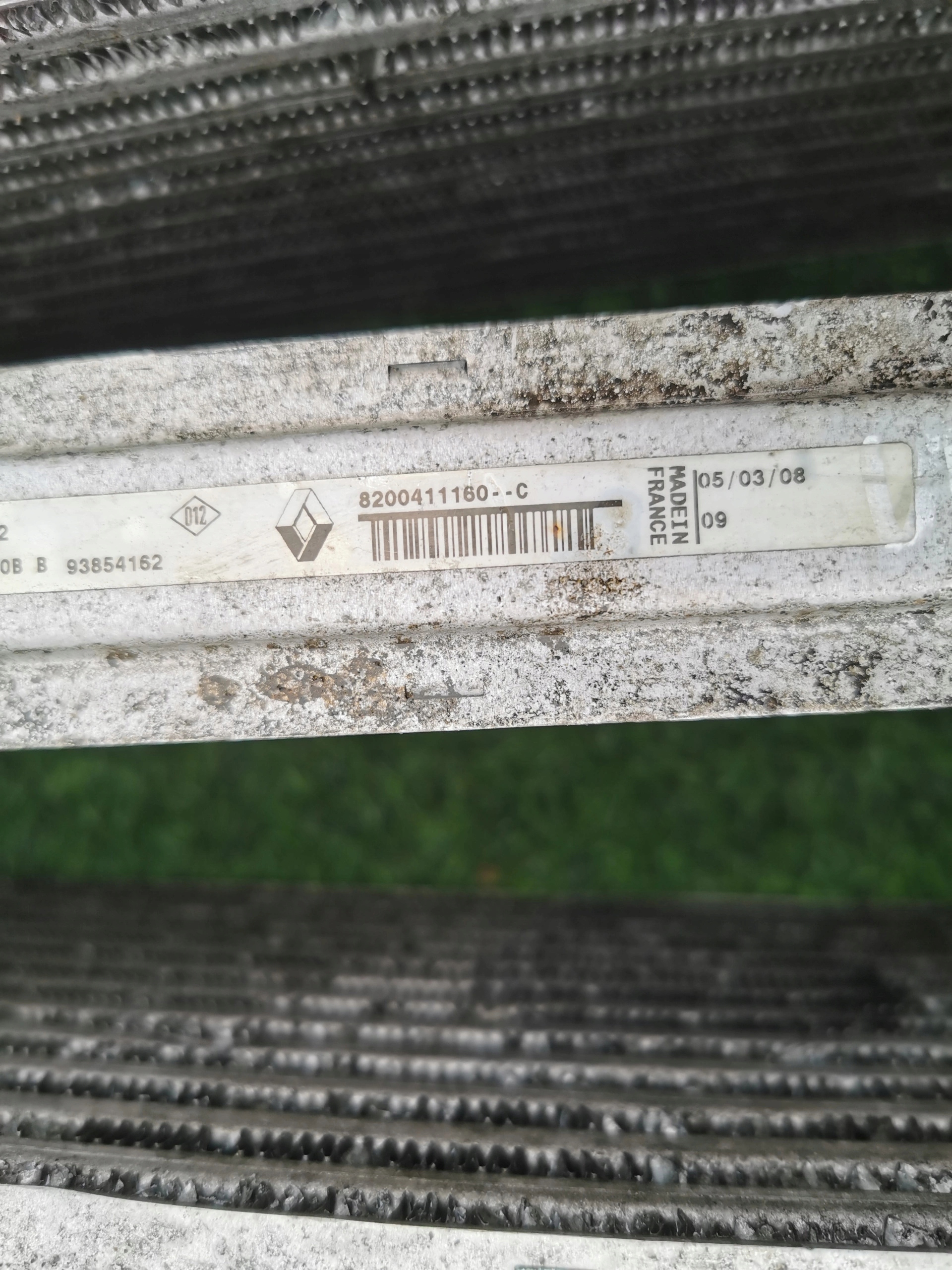 RENAULT TRAFIC II OPEL VIVARO Kühler luft INTERCOOLER 8200411160C
